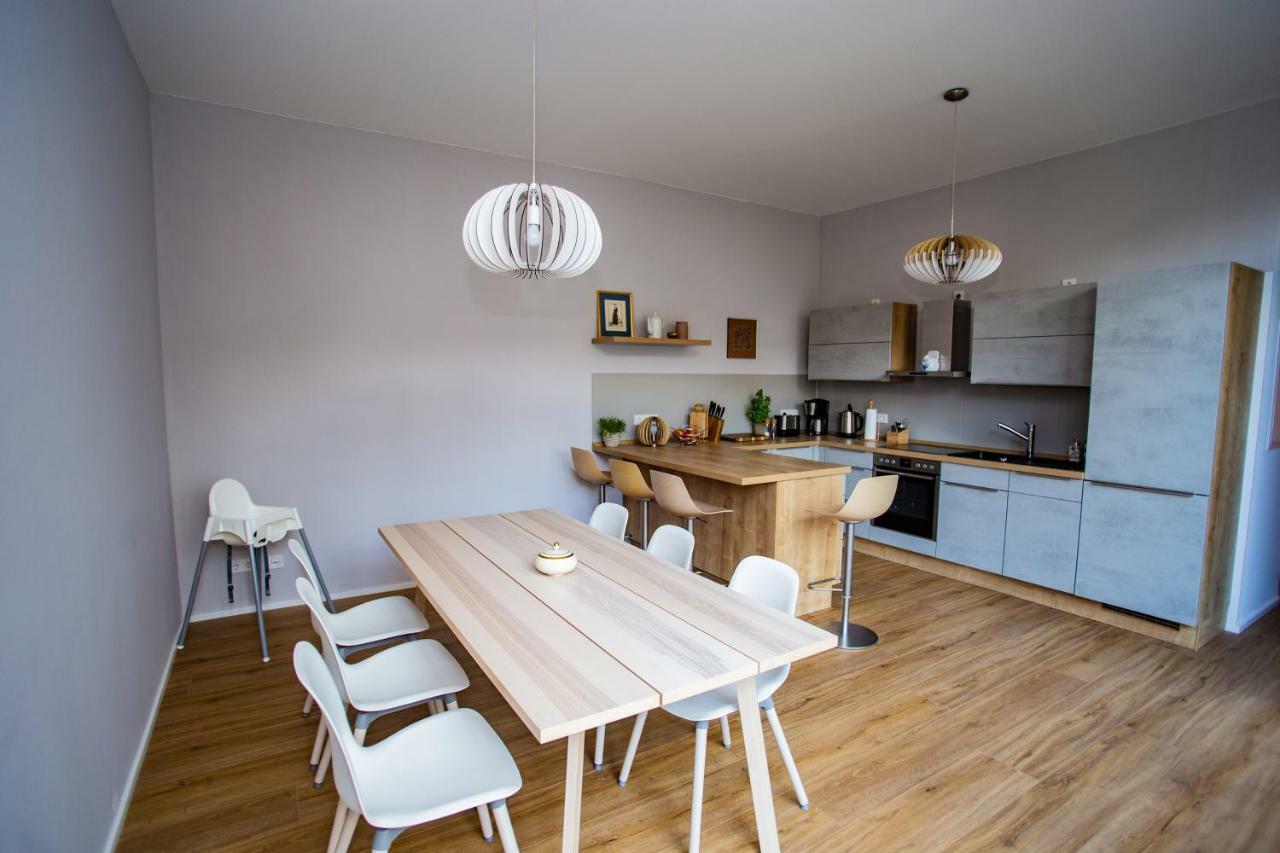 Eckhof Domizil - Grosszuegige Ferienwohnung Mit Kleinem Garten In Der Altstadt Von גותה מראה חיצוני תמונה