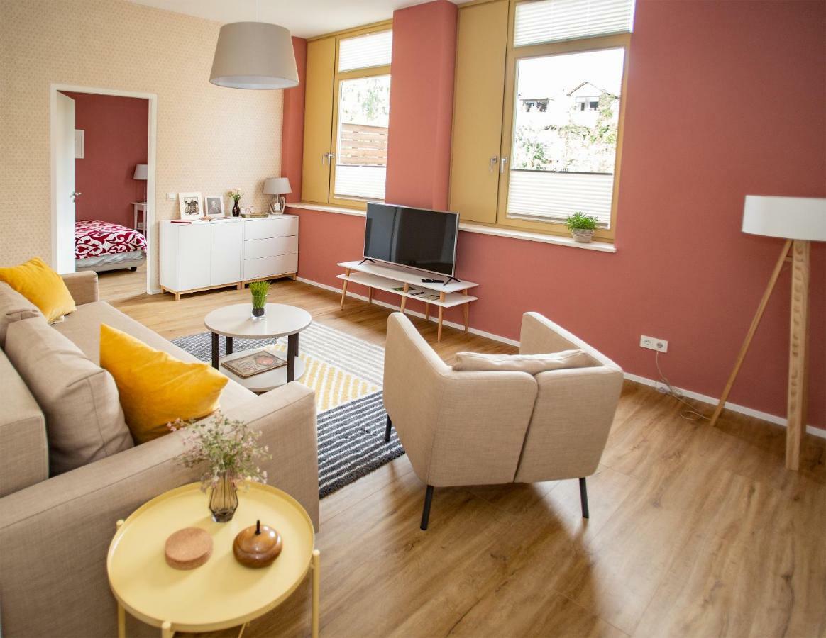 Eckhof Domizil - Grosszuegige Ferienwohnung Mit Kleinem Garten In Der Altstadt Von גותה מראה חיצוני תמונה